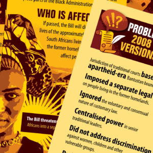 Sonke Gender Justice brochures and flyers by jaywalk design